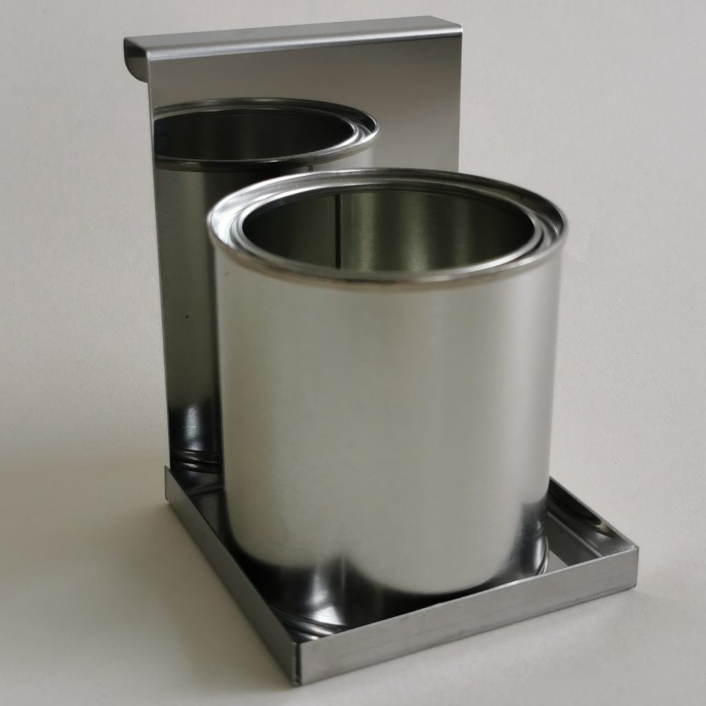 Removable oil tray for a Furlan grill