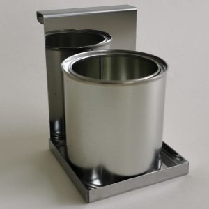 Removable oil tray for a Furlan grill