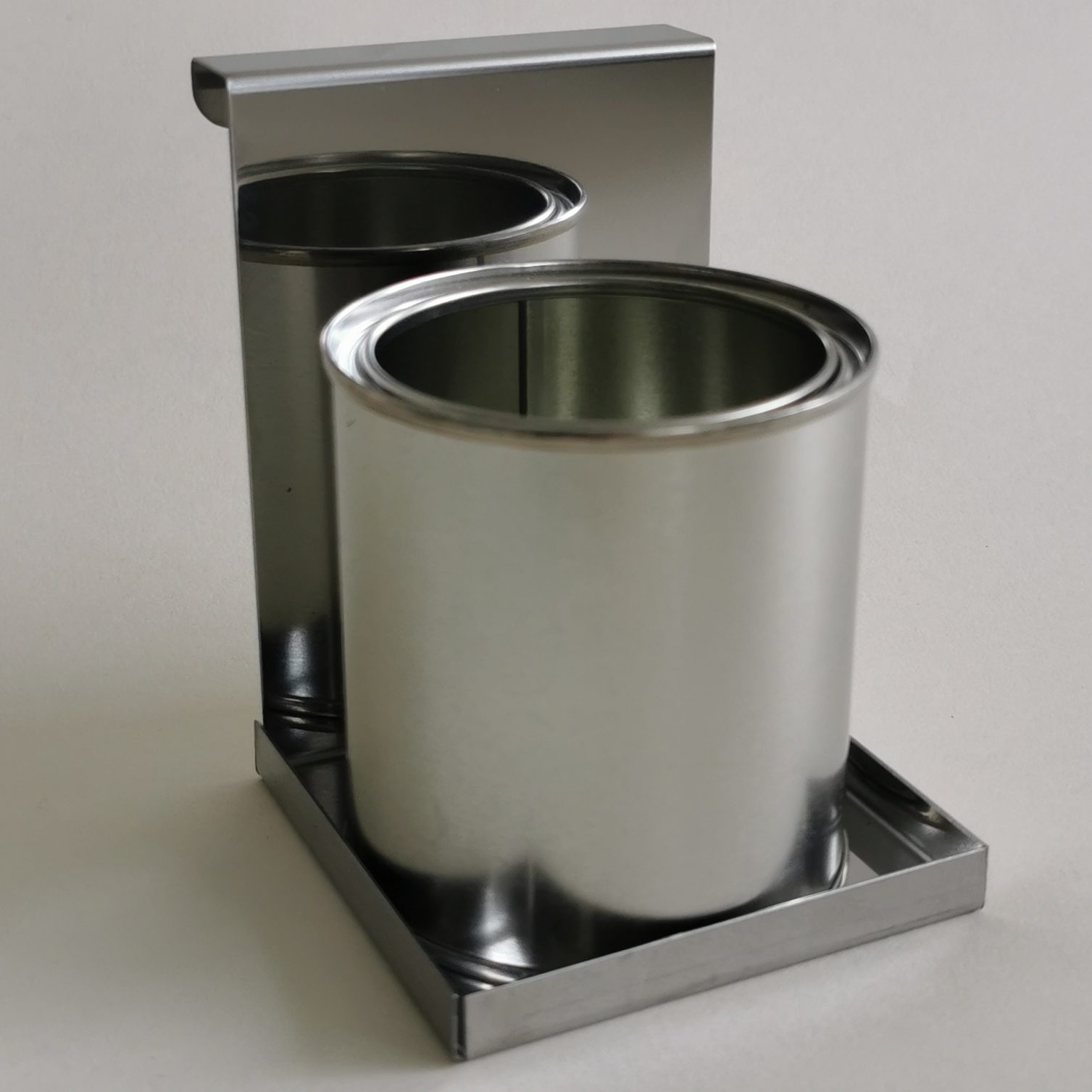 Removable oil tray for a Furlan grill