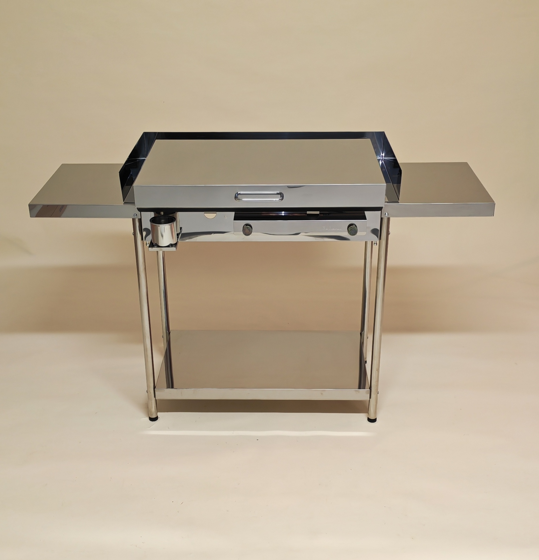 High-quality Furlan gas grill with a steel cooking plate