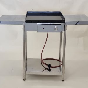 Furlan E450 PRO freestanding electric grill with side shelves