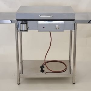 Furlan E600 PRO large electric grill with hood, side shelves and oil tray