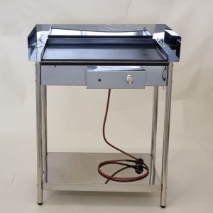 Furlan E600 PRO Electric Grill with Stand, Lower Shelf & Splash Guard