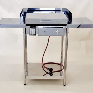 Furlan E450 PRO electric grill with hood, side shelves and oil tray