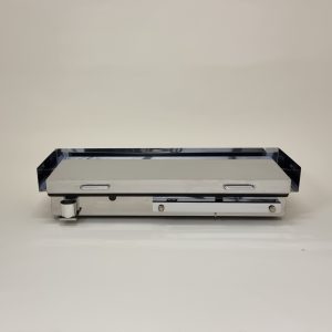 Furlan P1100 PRO gas grill with high stainless steel lid, splash guard and 0.25 L oil tray